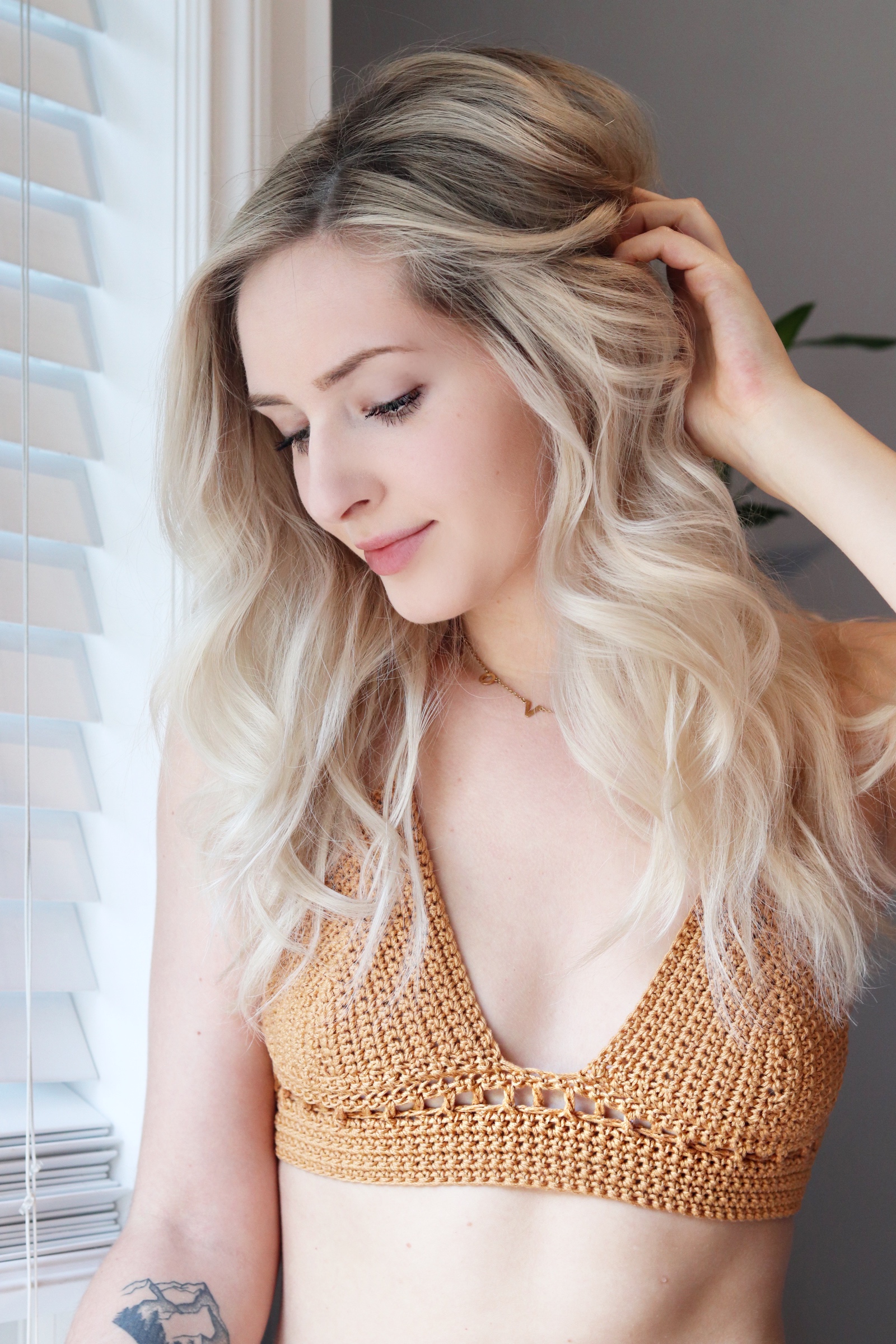 Beginner Bralette – Easy Crochet Pattern For Any Size, Photo Instruction  Included - Knits 'N Knots