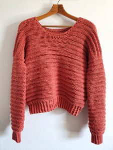 Body Language Sweater – A Textured Drop-Shoulder, Boxy, Ribbed Crochet ...