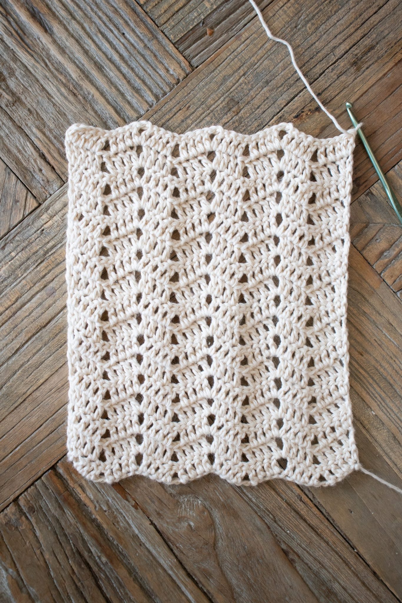 Ripple Plant Rug – FREE Pattern: Easy DIY Coaster with Fringe - Knits ...