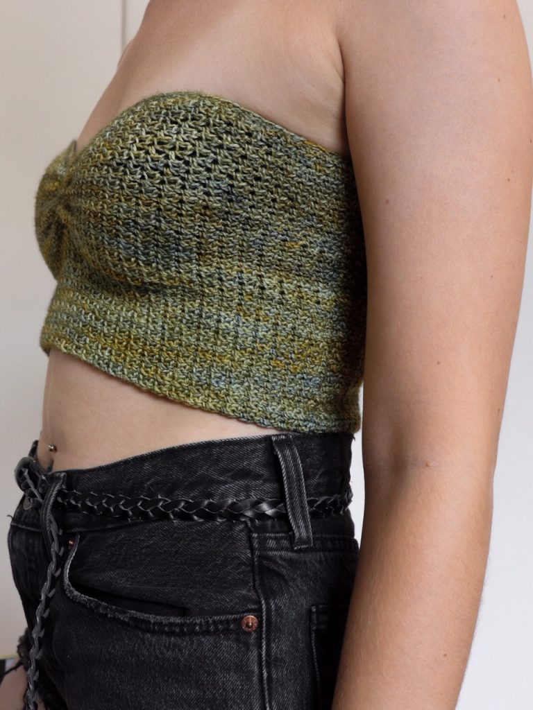 Spring Valley Bandeau – FREE Crochet Pattern for Ruched Summer