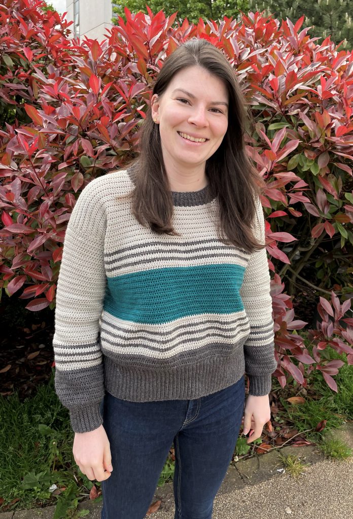 Timber Lodge – Crochet Pattern for Oversized Striped Pullover
