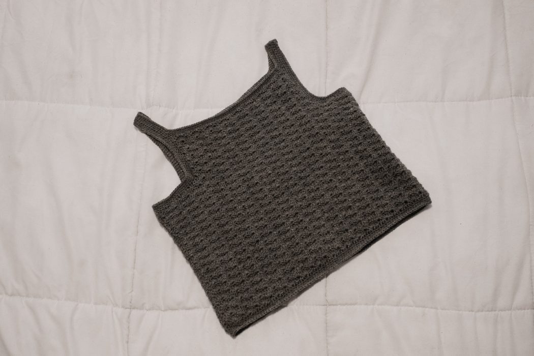 Desert Stroll Tank – [FREE] Shell Stitch Crochet Tank with High Neck ...