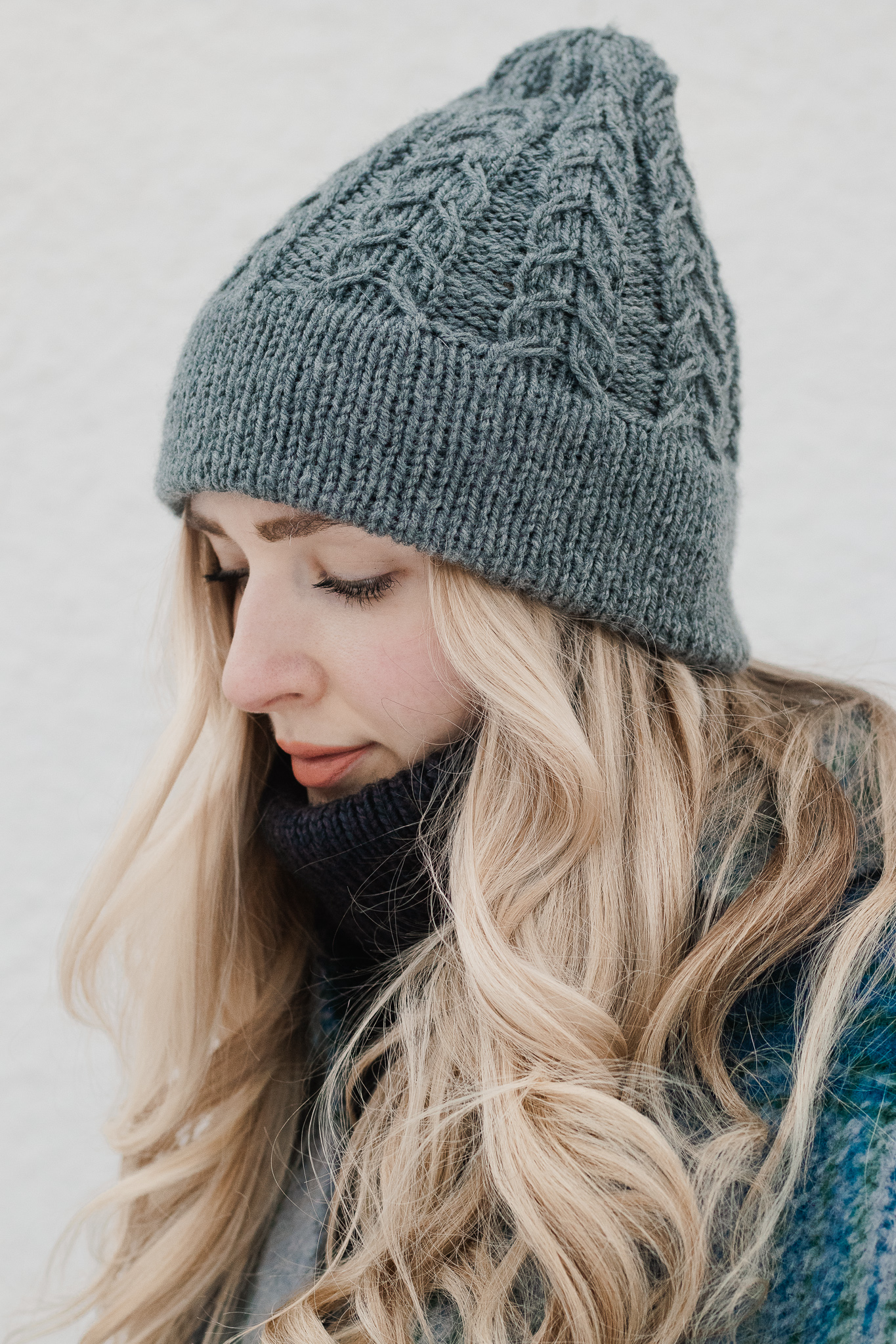Bridgeland Beanie – Knitting Pattern for Double Brim Hat with Slip Stitch  Cables - Knits 'N Knots