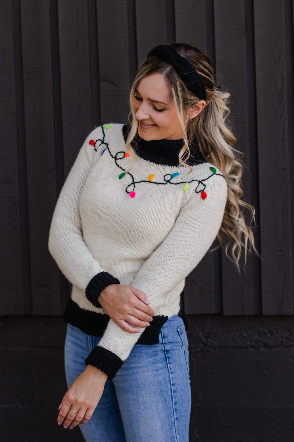 Light It Up Yoke – Knitting Pattern for Christmas Sweater with ...