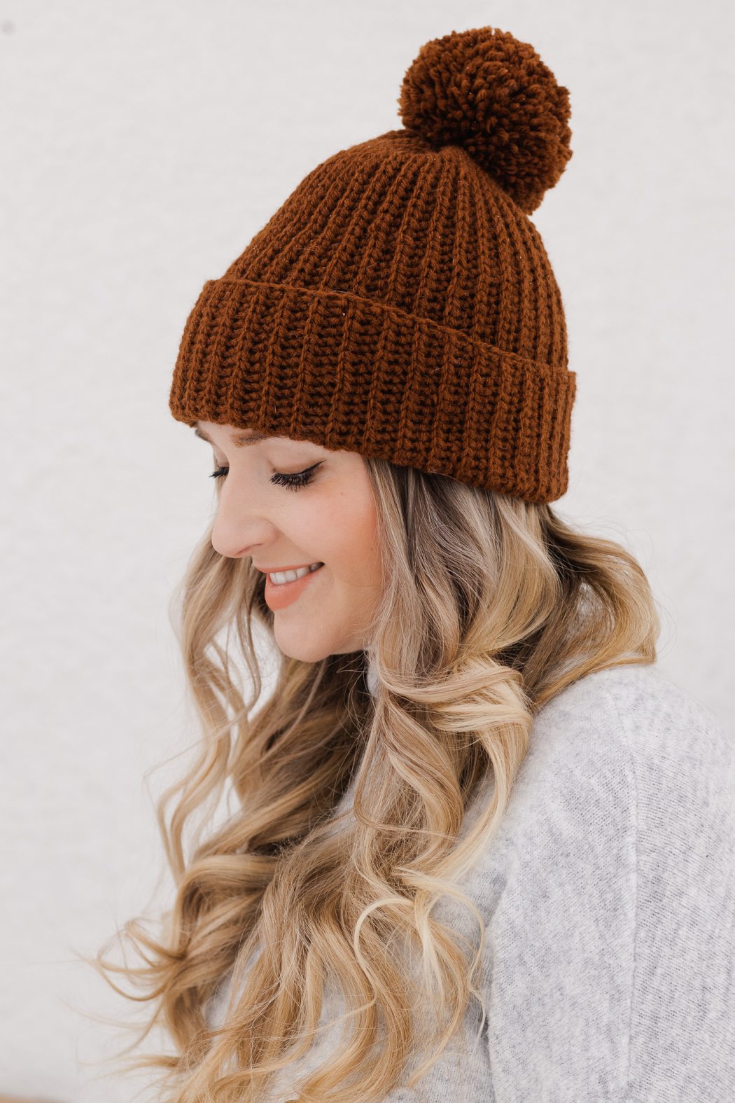 Kenaston Toque – Crochet Pattern for Ribbed Hat with Pom Pom [5 sizes ...