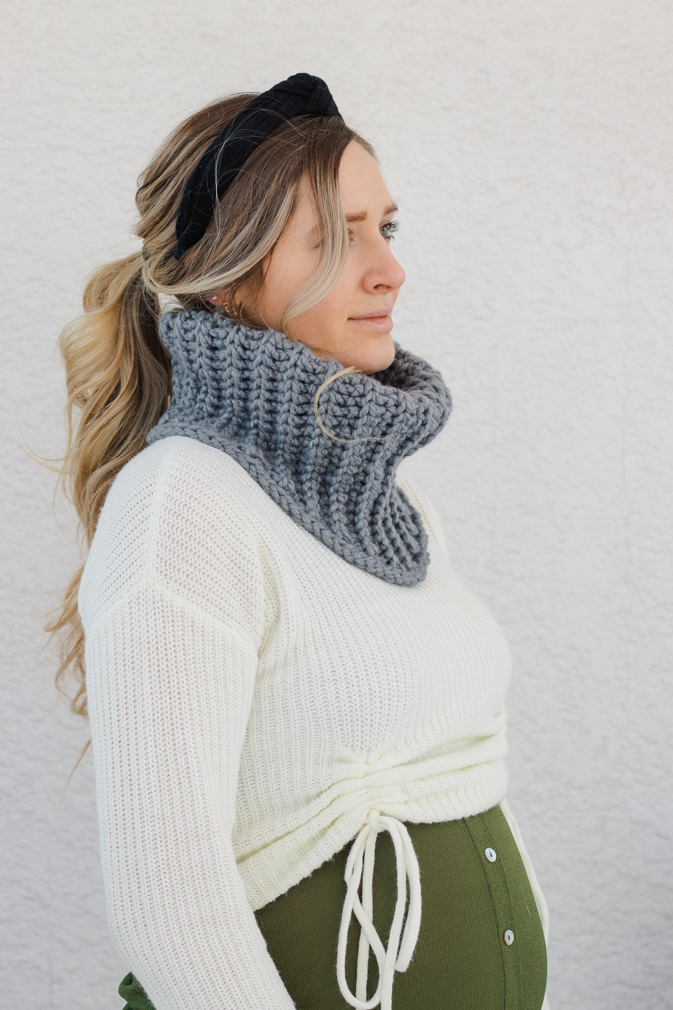 Knit Kit: Learn To Knit - Beginner Level (Headband or Cowl Option)