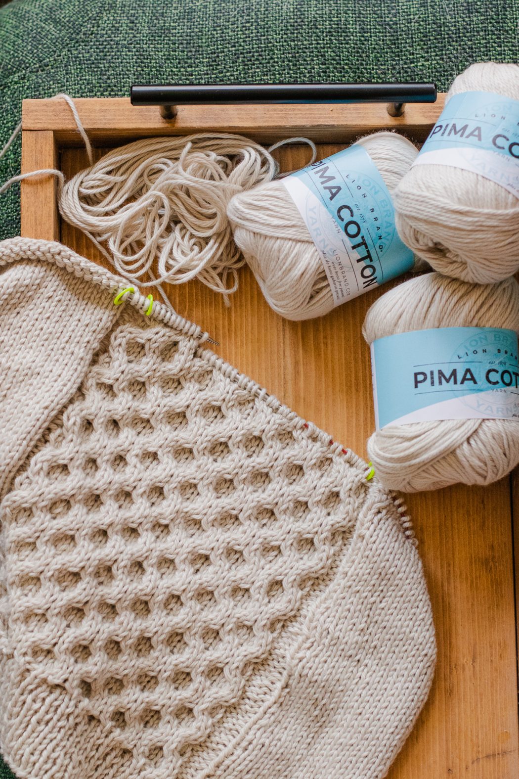 Quail Ridge Tee – Knitting Pattern for V-Neck Boxy Tee with Honeycomb ...