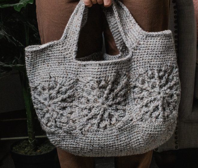 CROCHET PATTERN, the Wander Crochet Tote in 2 Sizes, Crochet Bag