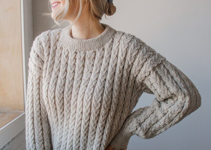 Simple Seamless Sweater Pattern – Darn Good Yarn